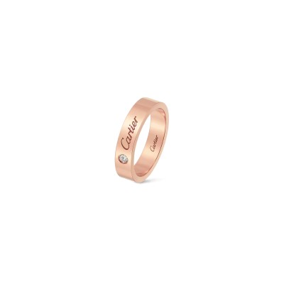 CARTIER C DE CARTIER WEDDING RING, WIDTH 4 MM, 1 DIAMOND B4210700